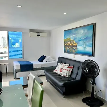 Acogedor Apartamento Con Vista Al Mar En * Cartagena